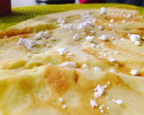 Crêpes fleur d'oranger et sucre glace