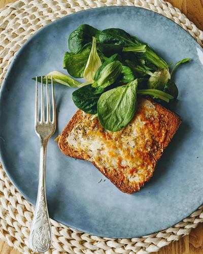 Croque-monsieur et salade de mâche du dimanche