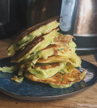 Pancakes à la courgette pour toute la famille