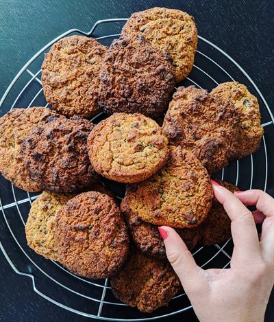 Cookies sans gluten, sans lactose et sans œuf
