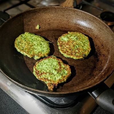 Galettes de brocolis