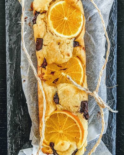 Cake orange et chocolat noir au yaourt