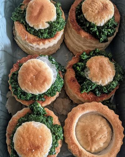 Feuilletés épinards, fromage blanc et feta