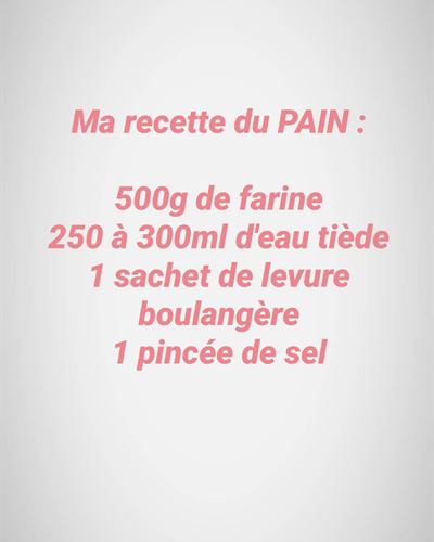 Mon pain maison