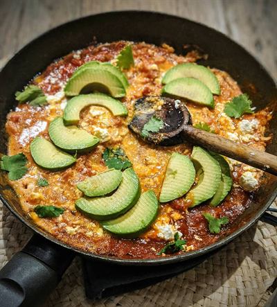 Chakchouka avocat tomate