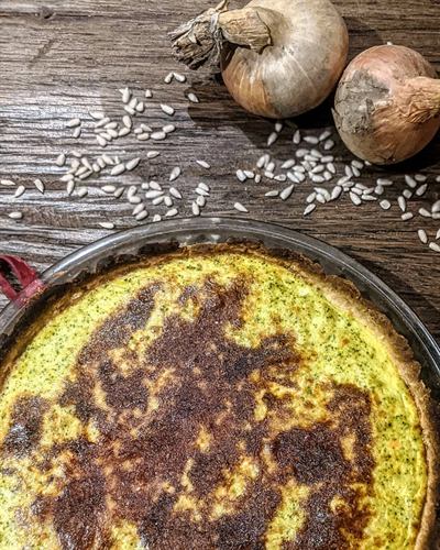 Quiche healthy brocolis-saumon