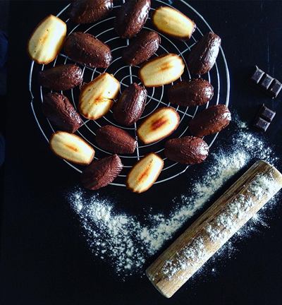 Madeleines choco-citron