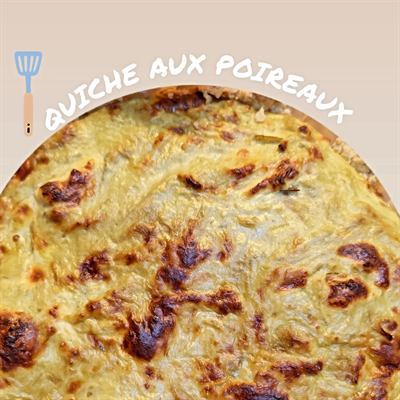 Quiche aux poireaux, la recette pour toute la famille !