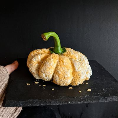 Citrouille de Boursin pour l'apéritif d'Halloween