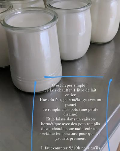 Yaourts maison sans yaourtière