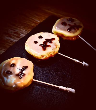 Pancakes sucettes d'Halloween