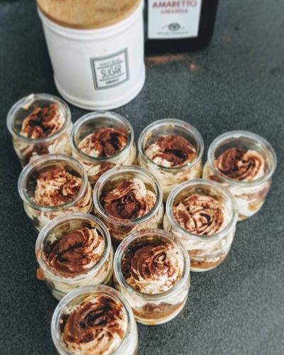 Tiramisu maison aux spéculoos et café