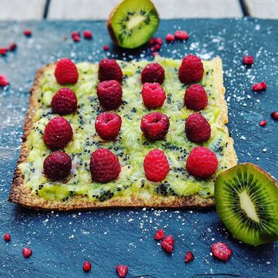 Sablé kiwi-framboise