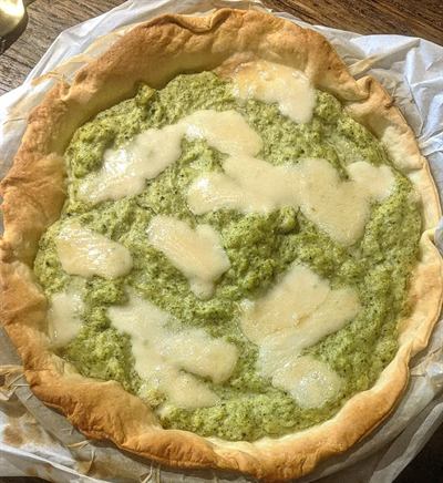 Quiche au brocoli et au yaourt