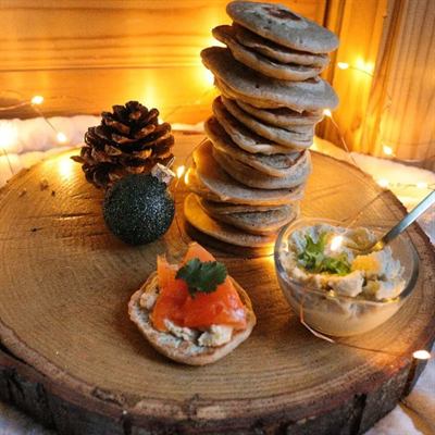 Blinis maison à la châtaigne