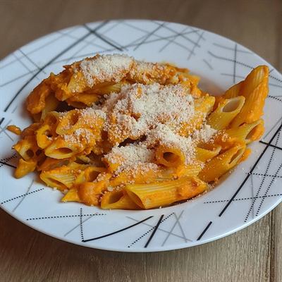 Penne sauce au potimarron, une vraie recette pour l'hiver !