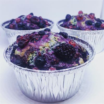 Mini-muffins myrtilles et fruits rouges