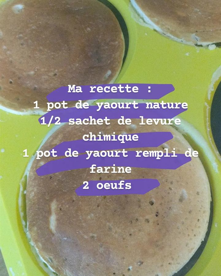 Petits gâteaux au yaourt sans sucre ajouté