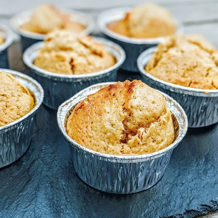 Muffins au beurre de cacahuète et à l'orange