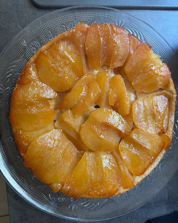 Tarte tatin au caramel beurre salé