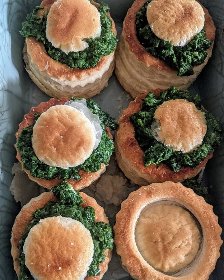 Feuilletés épinards, fromage blanc et feta
