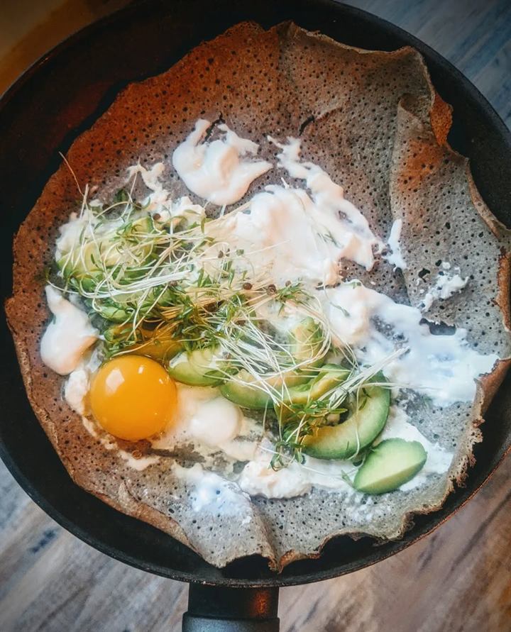 Galette complète végétarienne