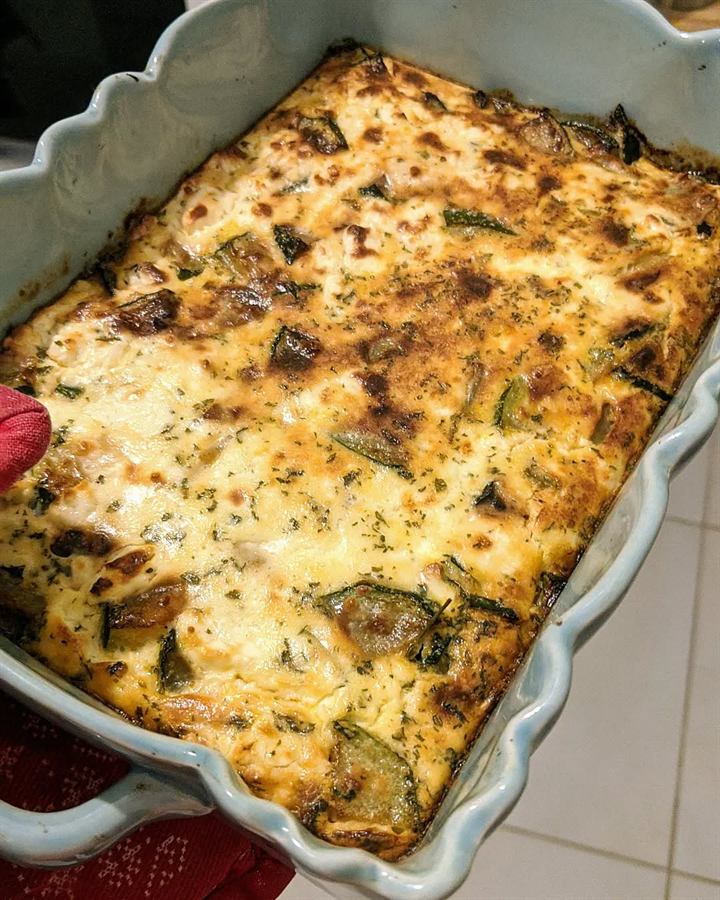 Flan de courgettes