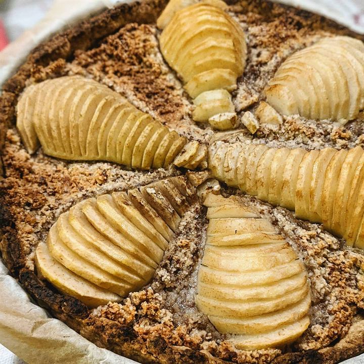 Tarte poire amandine