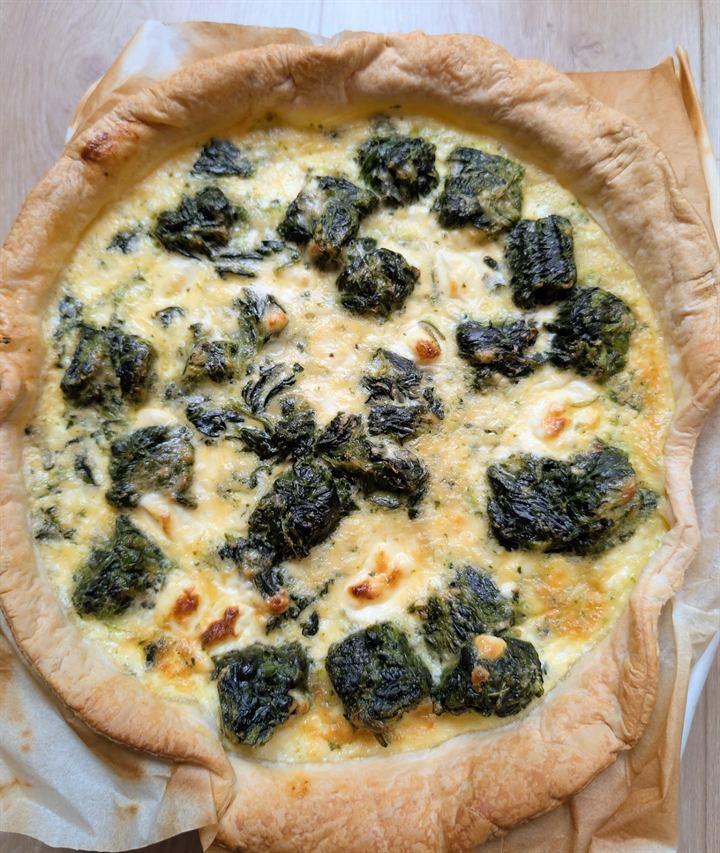 Quiche épinards et brebis frais