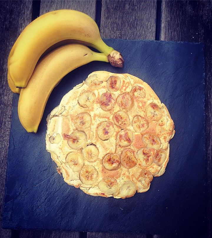 Pancake banane, vanille et miel façon Bali