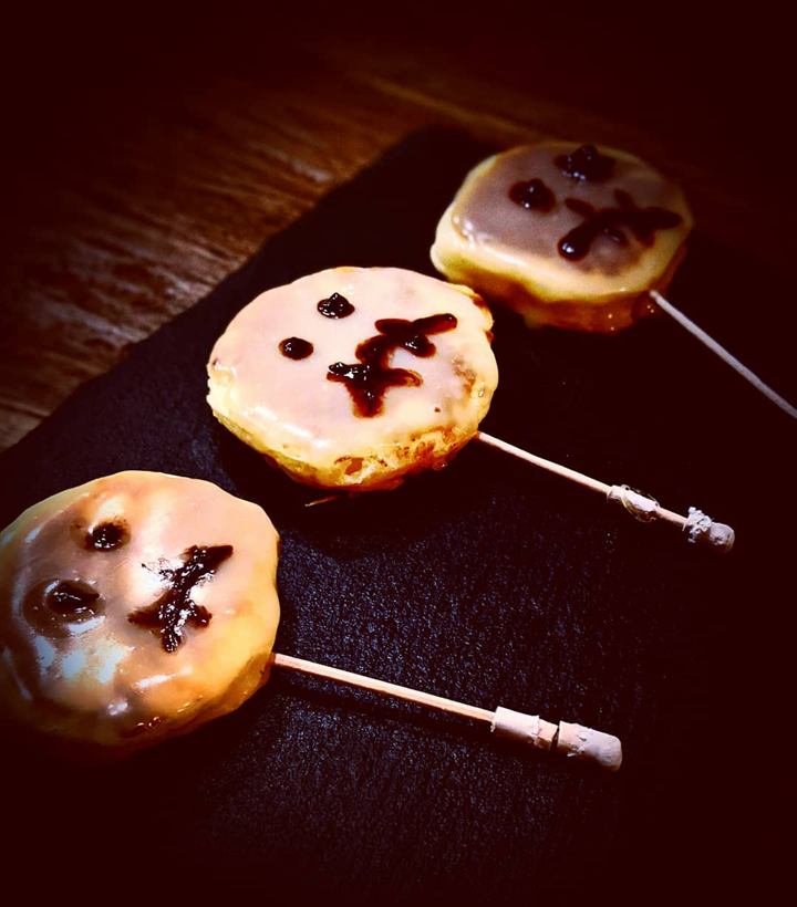 Pancakes sucettes d'Halloween