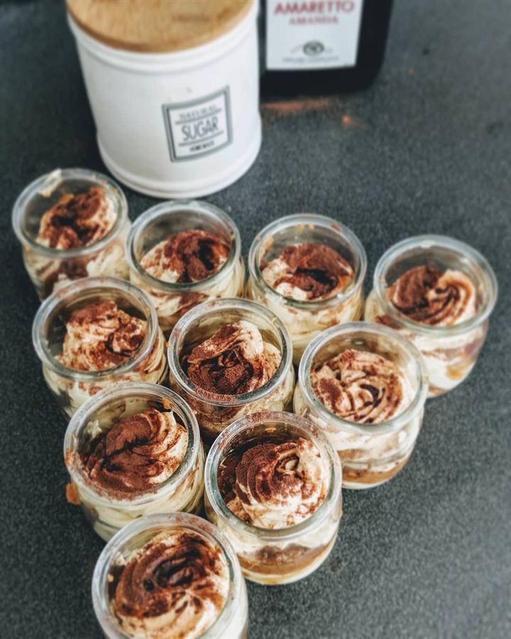 Tiramisu maison aux spéculoos et café