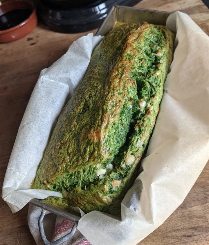 Cake épinards et chèvre frais