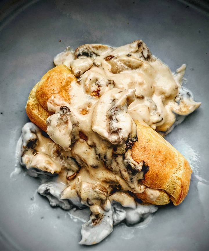 Quenelles de brochet crème légère aux champignons