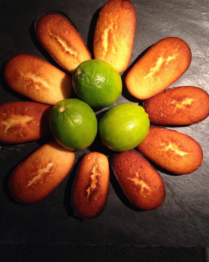 Les madeleines légères au citron vert