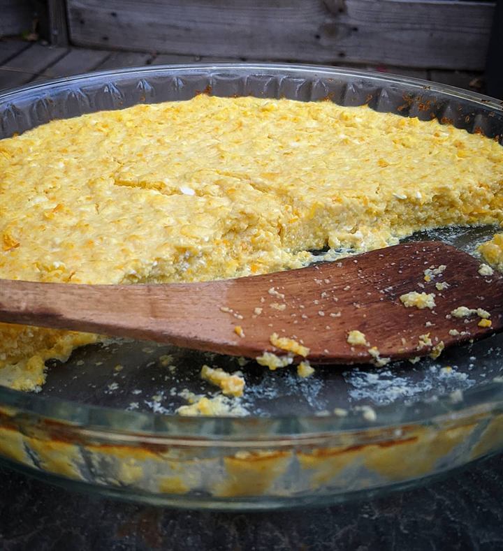 Quiche sans pâte aux courgettes jaunes