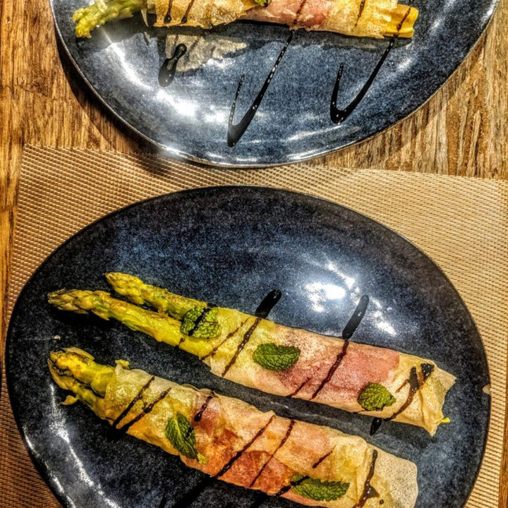 Croustillants aux asperges
