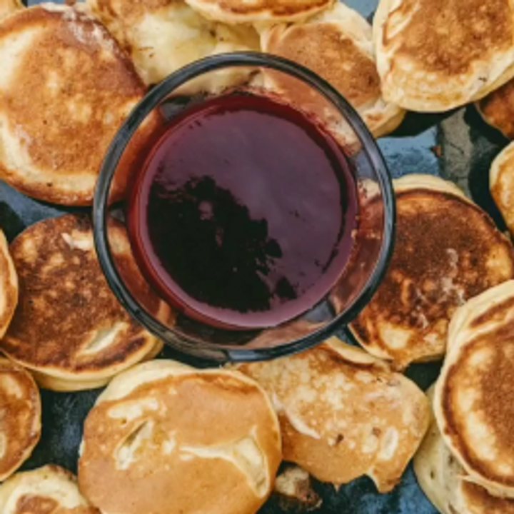 Mini pancakes à la banane
