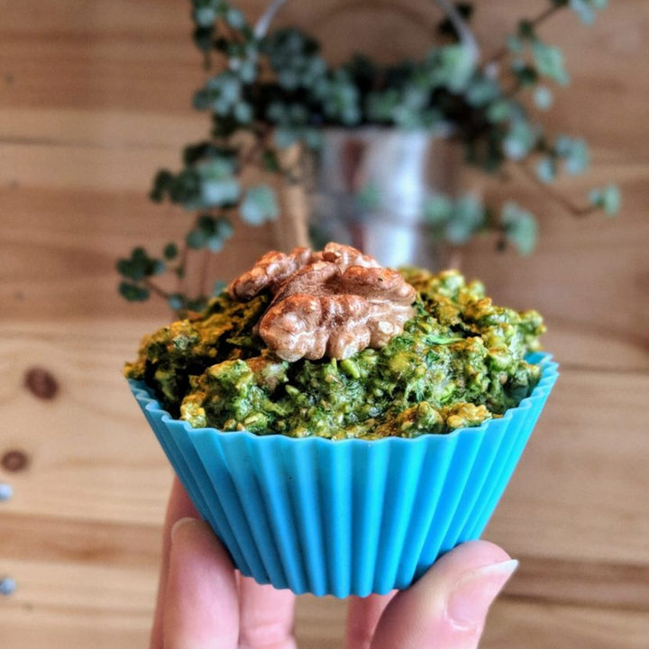 Muffins Roquette Noix Chèvre